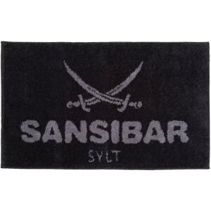 Sansibar Sylt Badvorleger - silber/anthrazit - 60x100 cm