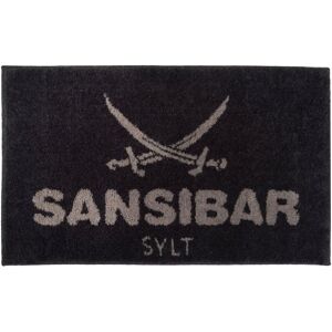 Sansibar Sylt Badvorleger - taupe/anthrazit - 60x100 cm