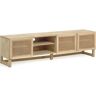 Kave Home Rexit TV-Schrank - natur - Breite: 180 cm - Tiefe: 41 cm - Höhe: 50 cm