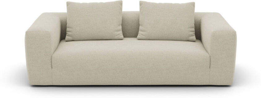 AMBIENDO Home No. 101 Sofa 3-Sitzer - beige 539 Bouclé - 237 x 102 cm