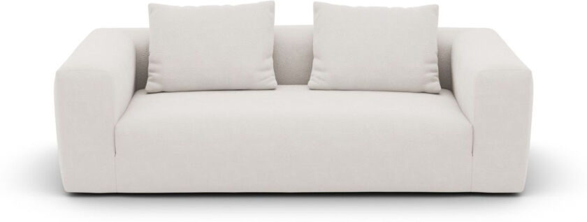 AMBIENDO Home No. 101 Sofa 3-Sitzer - Offwhite 531 Bouclé - 237 x 102 cm