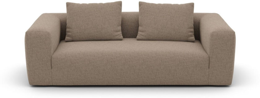 AMBIENDO Home No. 101 Sofa 3-Sitzer - Taupe Brown 530 Bouclé - 237 x 102 cm