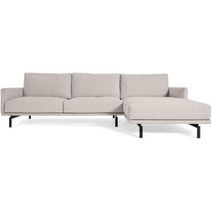 Kave Home Galene Grande 4-Sitzer Sofa mit Chaiselongue rechts - elfenbein/beige - 314x166x94 cm