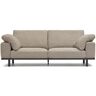 Kave Home Noa Grace 3-Sitzer Sofa mit Kissen - beige/schwarz - 230x100x94 cm