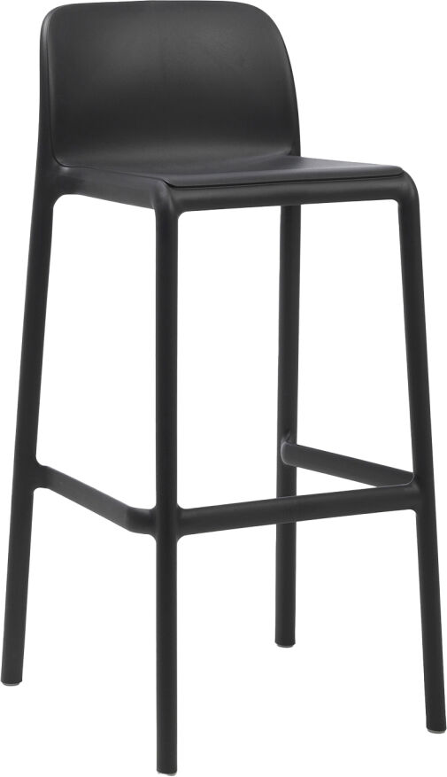 Nardi Faro Stool Barhocker Outdoor - 4er Set - antracite - 4er Set: Breite: 49 cm, Höhe: 97 cm, Tiefe: 49,5 cm