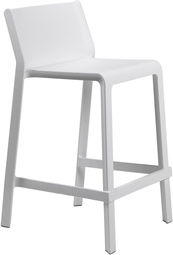 Nardi Trill Stool Mini Barhocker - 4er Set - bianco - 4er Set: Breite: 47,5 cm, Höhe: 85,5 cm, Tiefe: 50,5 cm