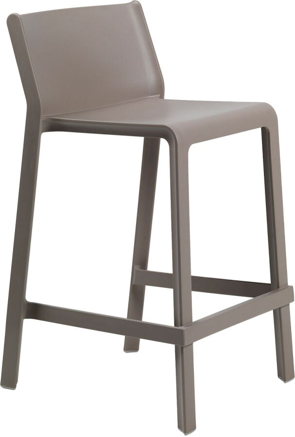 Nardi Trill Stool Mini Barhocker - 4er Set - tortora - 4er Set: Breite: 47,5 cm, Höhe: 85,5 cm, Tiefe: 50,5 cm