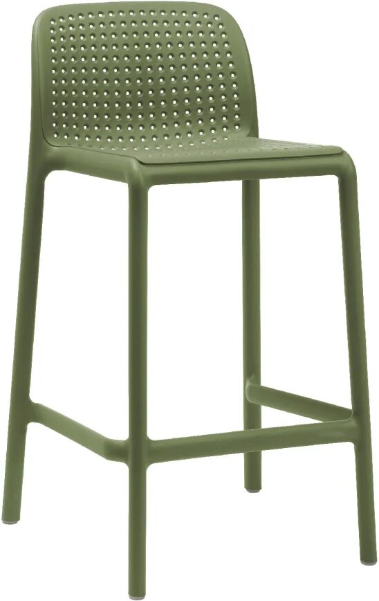 Nardi Lido Stool Mini Barhocker - 4er Set - agave - 4er Set: Breite: 47,5 cm, Höhe: 86,5 cm, Tiefe: 49,5 cm