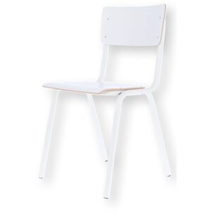 Jan Kurtz ZERO Stuhl mit Sitzfläche aus Laminat - weiß/weiß - 82x43x51 cm