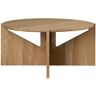 Kristina Dam Studio Table Couchtisch - natural - XL - Ø 78 cm - Höhe: 36 cm