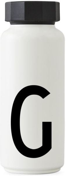 Design Letters To Go Collection Thermosflasche - G - weiß - 500 ml