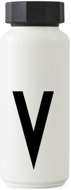 Design Letters To Go Collection Thermosflasche - V - weiß - 500 ml