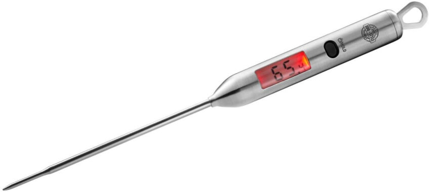 GEFU BBQ Digital-Thermometer - Edelstahl - 22,9 x 6,5 x 2,5 cm