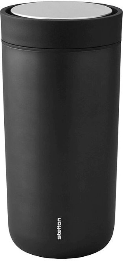 Stelton To Go Click Stahl 685 Thermobecher - black/metallic - 400 ml