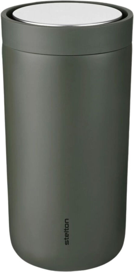 Stelton To Go Click Stahl 675 Thermobecher - soft dark forest - 200 ml