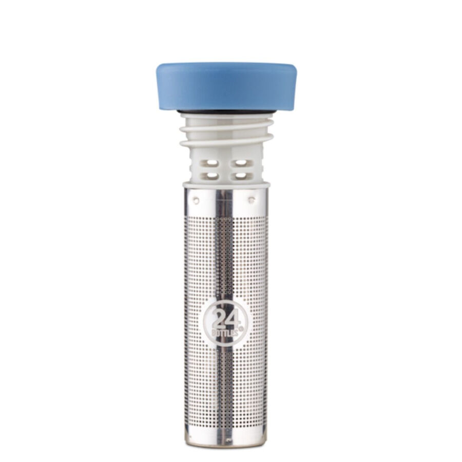 24 Bottles Infuser Lid Tea Infuser Verschluss - light blue - ø 4,6 cm - Höhe 6 cm