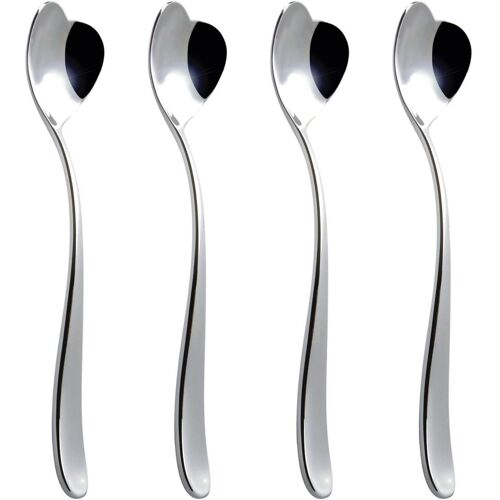 Alessi BIG LOVE Eislöffel 4er-Set - edelstahl - 4 Löffel à Länge 17 cm