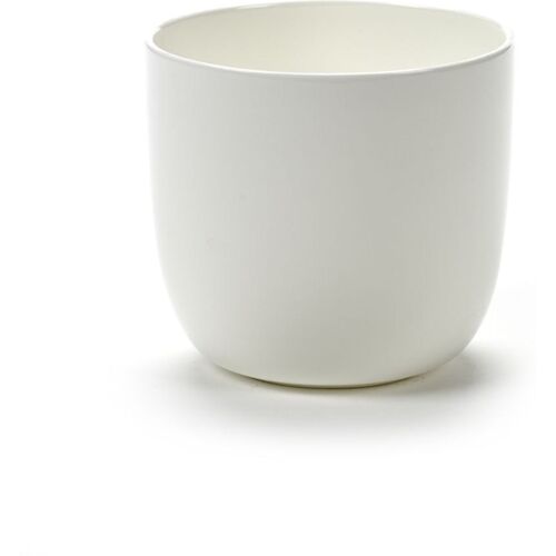 Serax Base Kaffeetasse ohne Ohr – weiß – außen glasiert – 280 ml