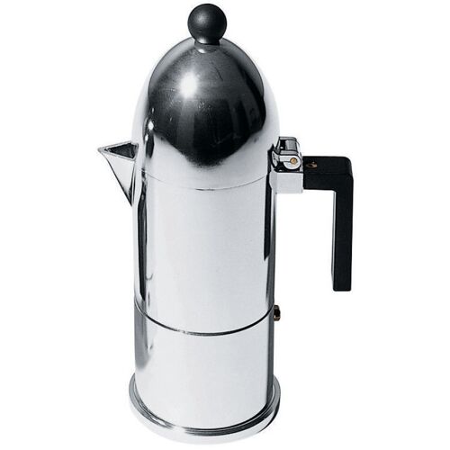 Alessi A9095/3 B LA CUPOLA ESPRESSOKAFFEEKANNE – hellgrau – 150 ml – Ø 8,6 cm