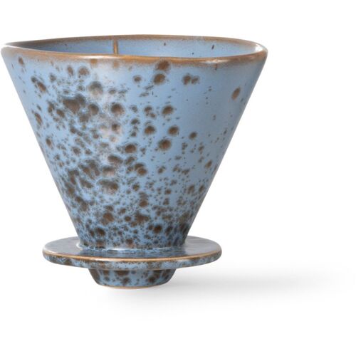 HK living 70’s Ceramic Kaffeefilter – berry – Ø 12 cm – 12x12x11 cm