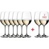 Riedel VINUM VIOGNIER/CHARDONNAY Weinglas - KAUF 8 ZAHL 6 - kristall - 8er-Set à ml