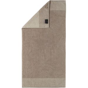 Cawö Two-Tone Handtuch - sand - 50x100 cm