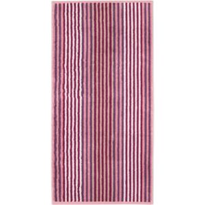 Cawö Delight Streifen Handtuch - blush - 50x100 cm