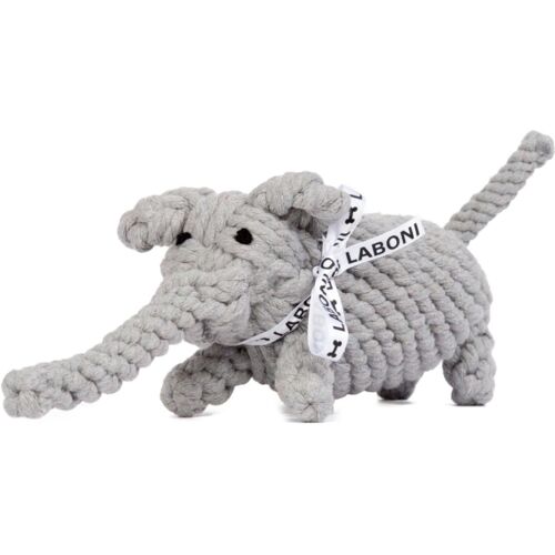 LABONI ELTON ELEFANT KULT-SPIELZEUG FÜR HUNDE - grau - 33 x 8 x 10 cm