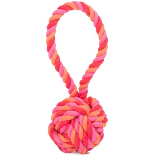 LABONI MINI SCHLEUDERBALL KULT-SPIELZEUG FÜR HUNDE - pink - 6 x 6 x 13 cm