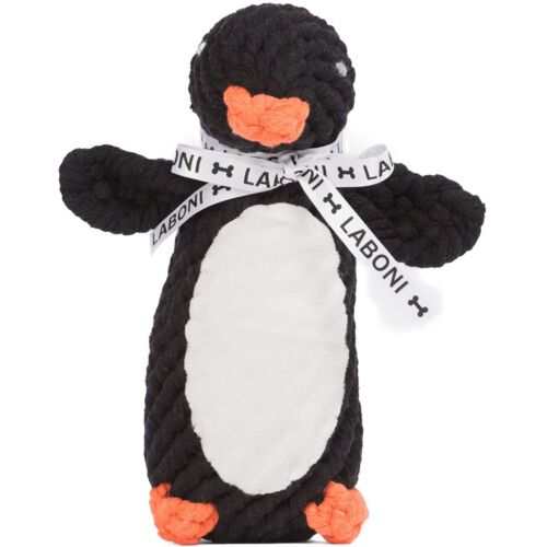 LABONI POLDI PINGUIN KULT-SPIELZEUG FÜR HUNDE - schwarz - 13 x 8 x 20 cm