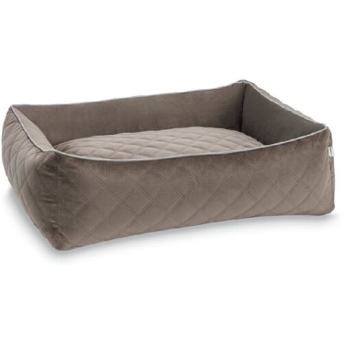 LABONI CLASSIC OXFORD Design-Hundebett - stone - 68 x 55 x 20 cm