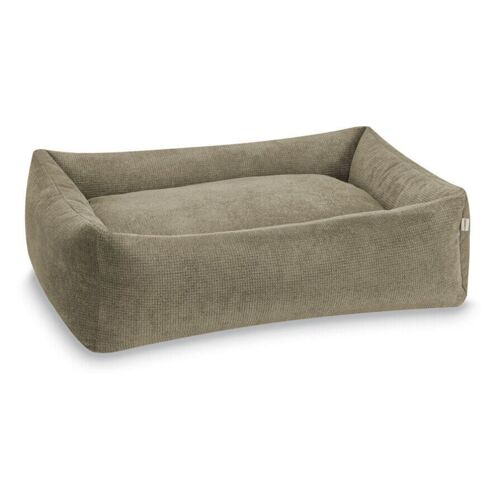 LABONI CLASSIC TUDOR Design-Hundebett - olive - 112 x 95 x 25 cm