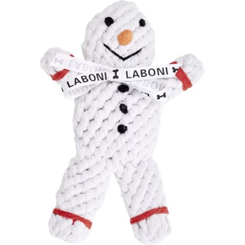 LABONI Shawn der Schneemann KULT-SPIELZEUG FÜR HUNDE - weiss - 18 x 17 x 3 cm