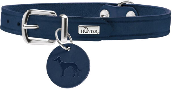 Hunter Aalborg Halsband - dunkelblau - L - verstellbar: 45 - 55 cm   Breite 2,5 cm