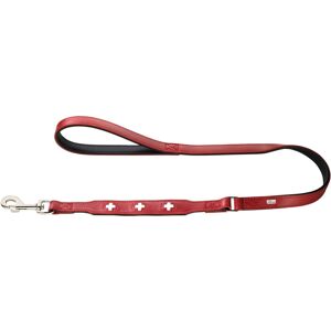 Hunter Swiss Führleine - rot-schwarz - 18/100 - Breite 1,8 cm - Länge 100 cm