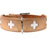 Hunter Swiss Halsband - natur-beige - M-L - Breite 3,9 cm   verstellbar: 47-54 cm