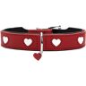 Hunter Love Halsband - rot-schwarz - Breite 2,6 cm - Länge 42 cm (S-M)