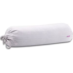 farbenfreunde BIG ROLL Yoga Kissenrolle aus Nicky-Stoff - silvermoon - 60x21 cm