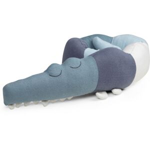 Sebra Sleepy Croc Kuschel-Kinderkissen Soft Toy - powder blue - 9x100 cm