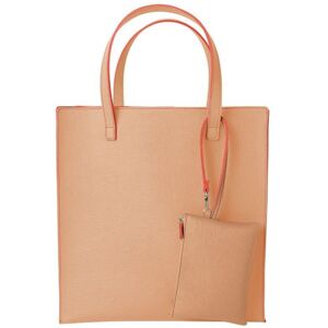 Remember Terracotta Tasche mit Pouch - terracotta - 34x35,5x11,5 cm / 16,5x12 cm