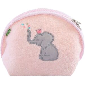 Smithy Elefant Waschtasche - rosa - 17x12 cm