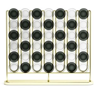 Umbra Staxx Brass 4 Gewinnt Spiel - brass - 32x5x27 cm