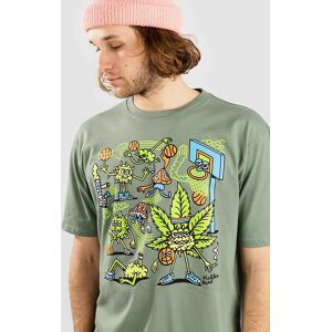 Killer Acid Ka Basketball T-Shirt sage green L male