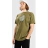 Santa Cruz Retreat Dot Front T-Shirt moss L,M,S male