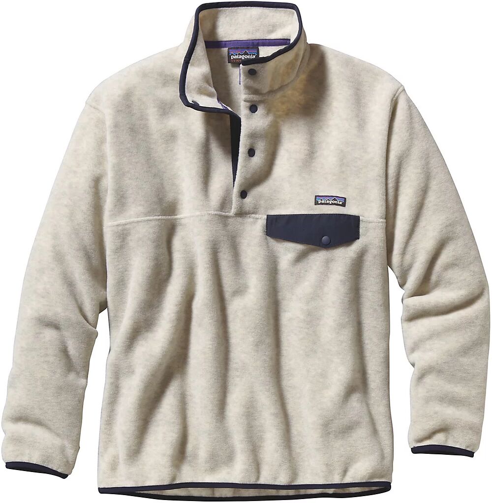 Patagonia Synch Snap-T Fleece Pullover oatmeal heather XL male