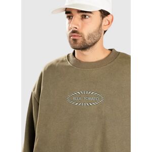 Blue Tomato Circle Logo Crew Sweater army S male