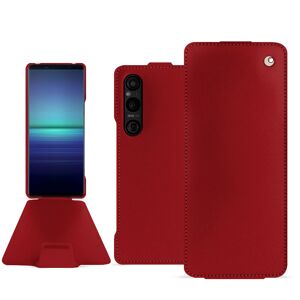 Noreve Lederschutzhülle Sony Xperia 1 V Perpétuelle Rouge