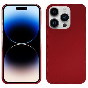 Noreve Lederschutzhülle Apple iPhone 15 Pro Perpétuelle Rouge