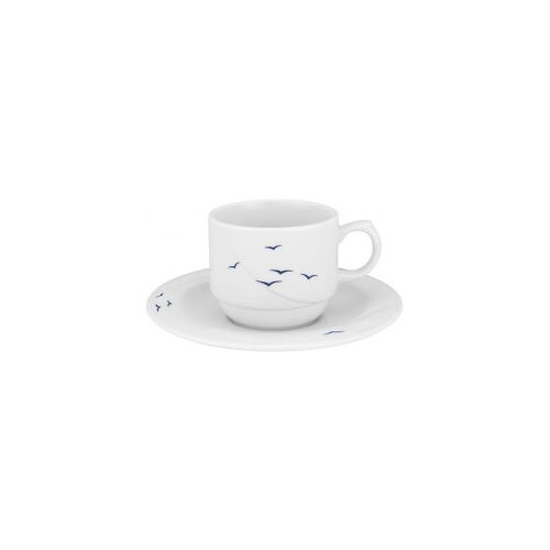 Seltmann Weiden Laguna Milchkaffeetasse Blaue Möwen