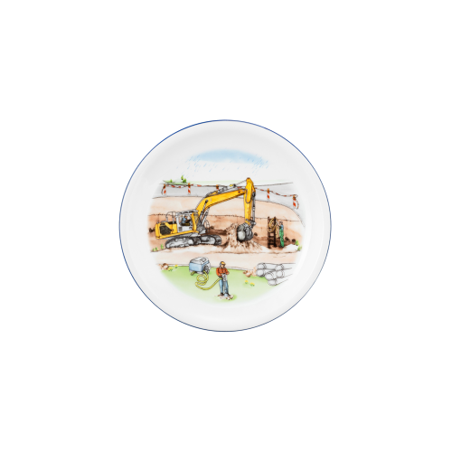 Seltmann Weiden Compact Frühstücksteller rund 19 cm Auf der Baustelle